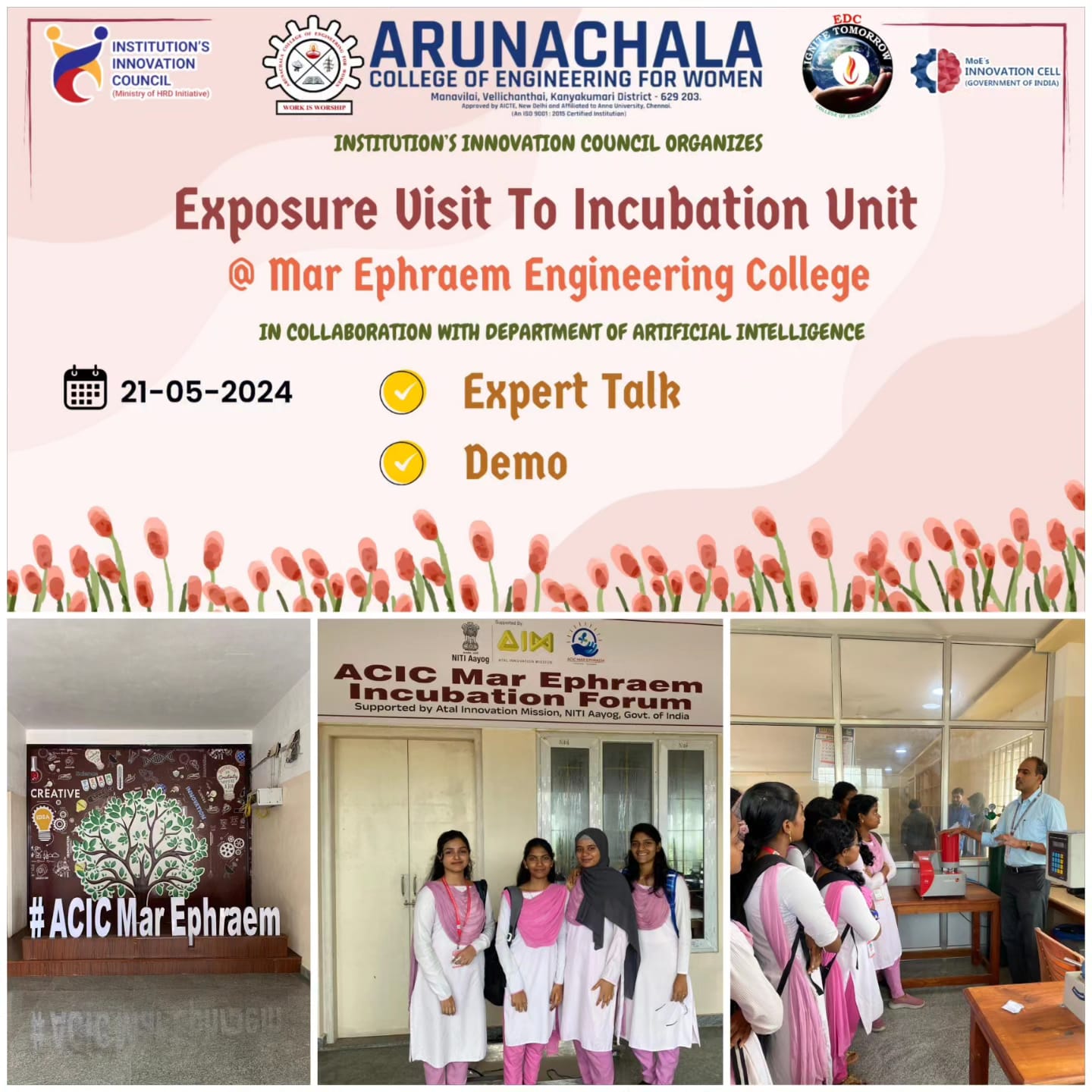 Exposure Visit To Incubation Unit at Mar ephraem 